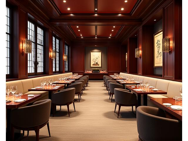 Ōja Spice レストランの落ち着いたダイニングエリア